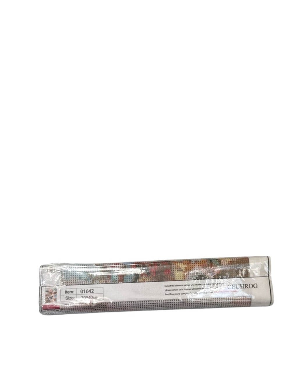 DIY Diamond Painting Kit Cow Floral Crown 30x40cm Brown Pink Full Drill Craft - Picture 3 of 6